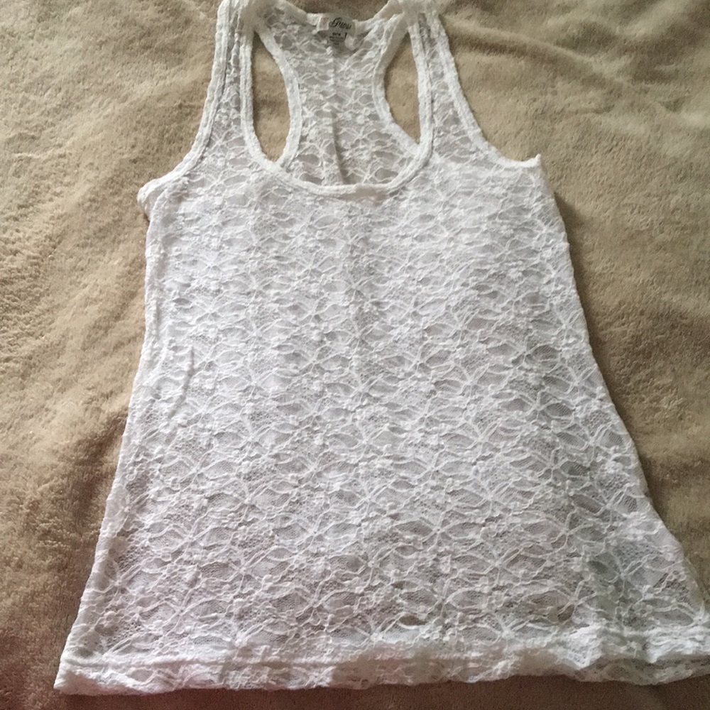 Guess lace tank top
